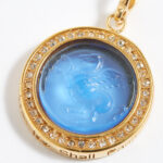 Harmony Talisman Charm "This Too Shall Pass", Azure