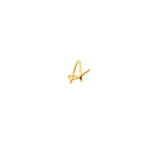 Made Mine Script Letter Bracelet (Gold) - TT
