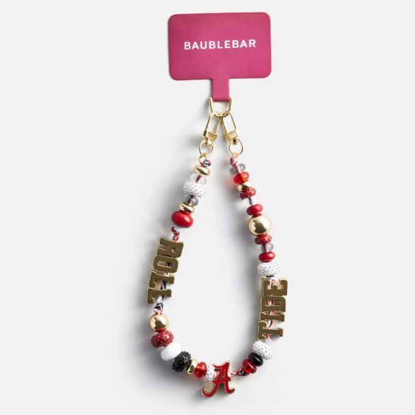 University of Alabama Beaded Bandana Phone Charm - University of Alabama