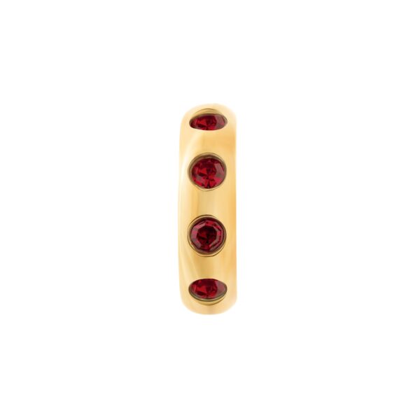 Birthstone Confetti Charm (Gold)