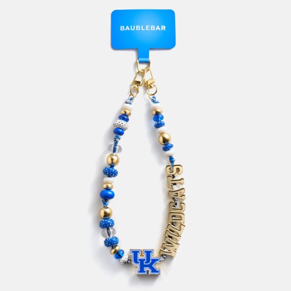University of Kentucky Beaded Bandana Phone Charm - University of Kentucky