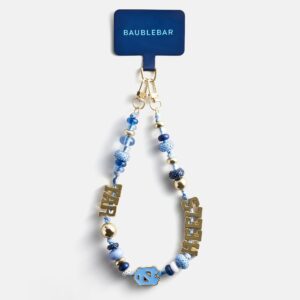 University of North Carolina Beaded Bandana Phone Charm - University of North Carolina