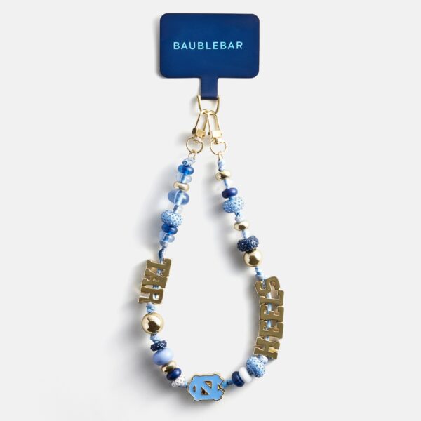 University of North Carolina Beaded Bandana Phone Charm - University of North Carolina