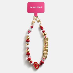 University of Oklahoma Beaded Bandana Phone Charm - University of Oklahoma
