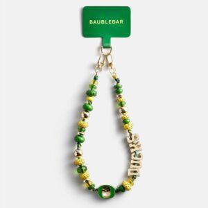 University of Oregon Beaded Bandana Phone Charm - University of Oregon