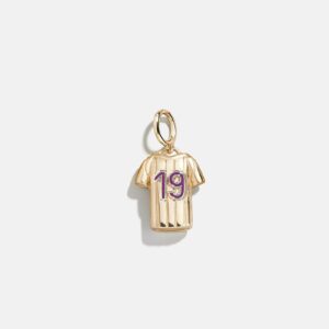 Jersey Custom Cluster Charm - Purple