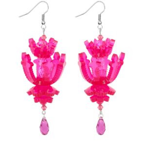 Chandelier Earrings - Pink
