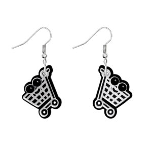 Shopping Trolley Earrings