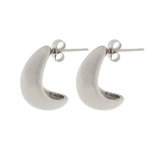 Beaux - Classic Chunky Stud Earrings Stainless Steel