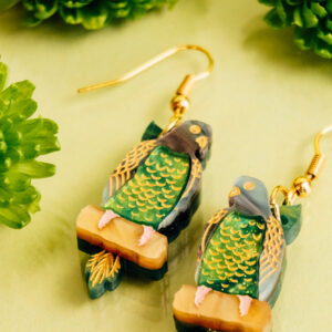 Frida Kahlo Parrot Earrings