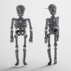 Bone-A-Fide Hottie Earrings - Black