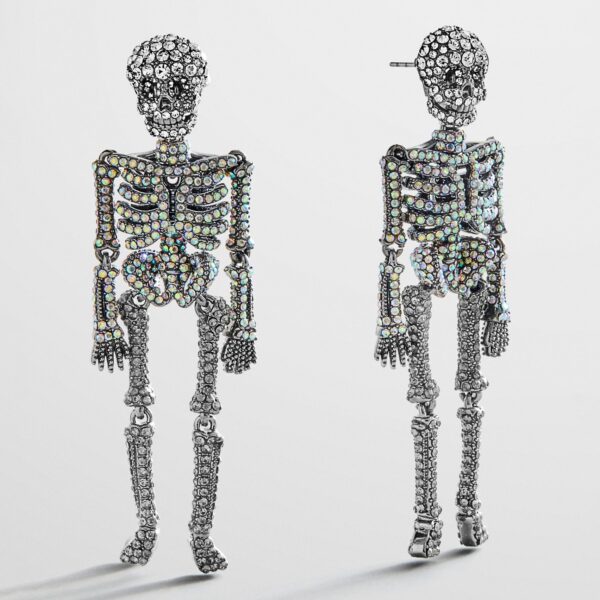Bone-A-Fide Hottie Earrings - Black/Iridescent