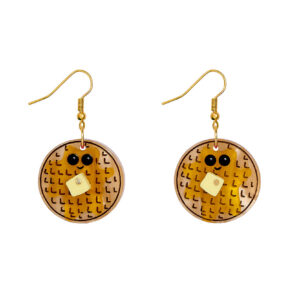 Waffle Earrings