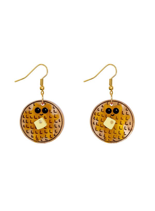 Waffle Earrings