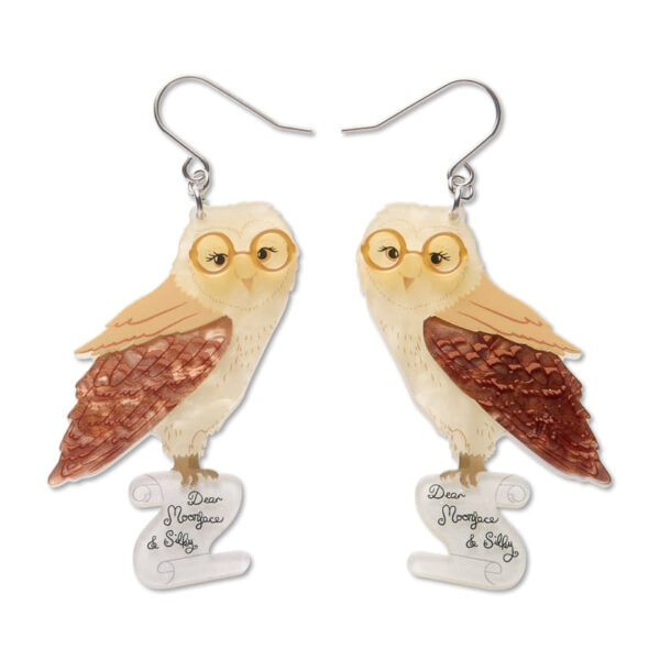 Barny Owl Drop Earrings
