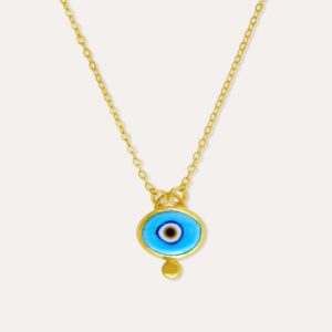 Alara Blue Evil Eye Pendant Necklace