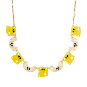 Mac and Cheese Link Necklace