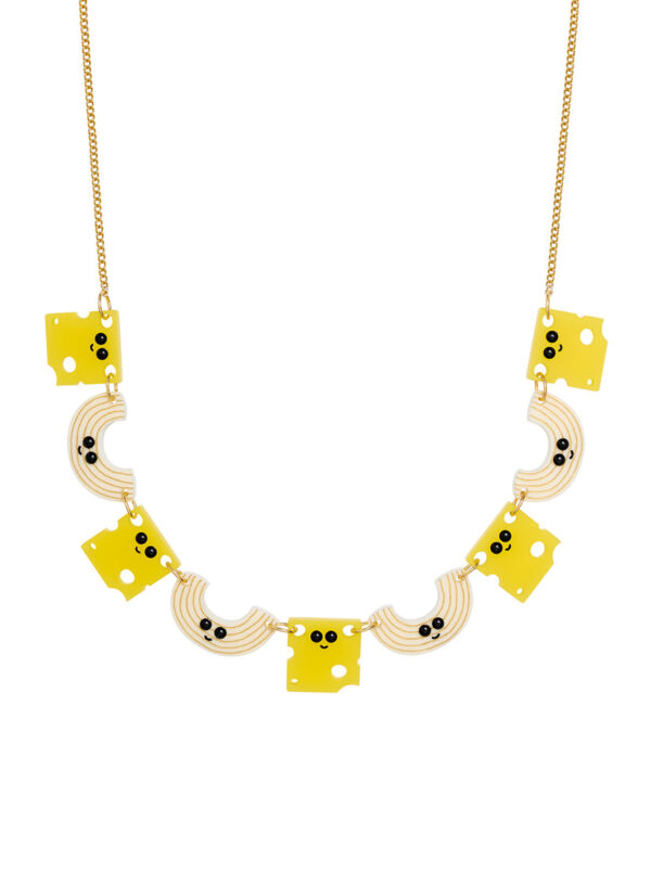 Mac and Cheese Link Necklace