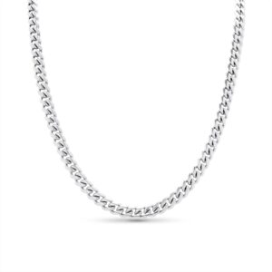 Curb Chain Necklace (Silver)