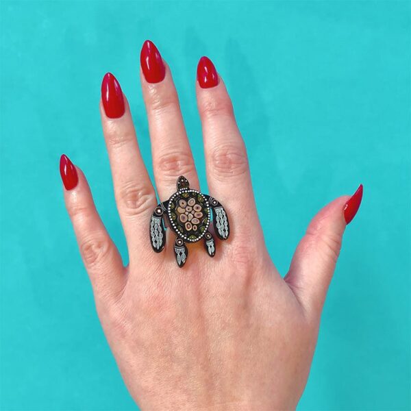 The Turtle 'Bungadu' Ring