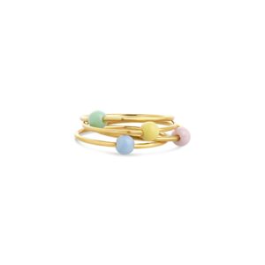 Disa - Color Bead Rings Stainless Steel