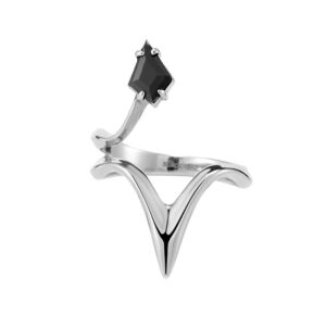Four-Point Star Armor Ring